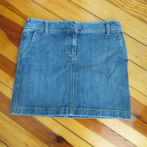 Loft denim mini-skirt